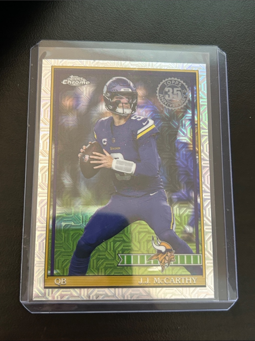 2026 Topps Flagship Football - Silver Pack - J.J. McCarthy - # 91TC-41 - Mojo